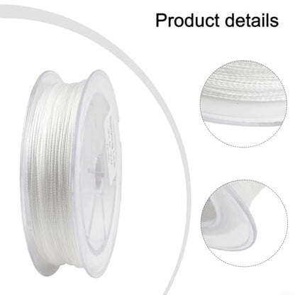 8-Strand for Braided Fly Line Backing 50M, Dacron Polyester Fishing Leader with Loop, Low Friction for Trout Bass Freshwater, 20/30lb Test Strength - size: B