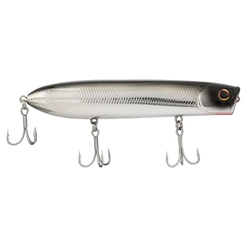 Berkley Cane Walker Saltwater Fishing Hard Bait - color: Black Chrome, size: 4 3/10in - 110 (5/7 oz)