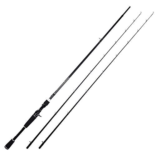 KastKing Perigee II Spinning & Casting Fishing Rods, Fuji O-Ring Line Guides, 24 Ton Carbon Fiber Casting and Spinning Rods - Two Pieces,Twin-Tip Rods - size: 7'0"- M& MH- Fast (2 Pcs+ Extra Tip), style: Cast