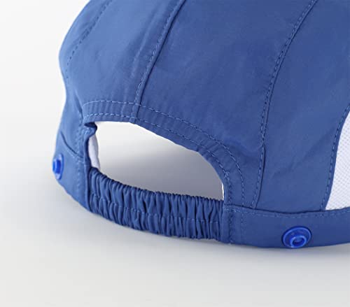 Connectyle Kids Sun Hat with Removable Neck Flap UPF 50+ Sun Protection Baseball Cap Summer Beach Sun Hats 3-6 Years - color: Blue