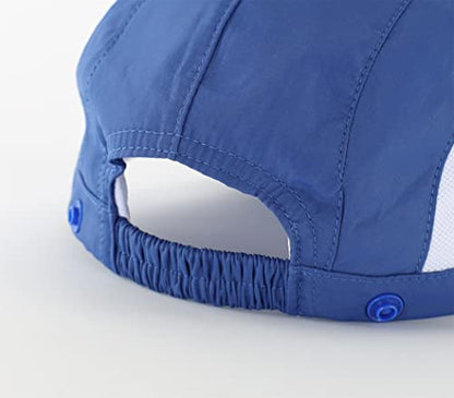 Connectyle Kids Sun Hat with Removable Neck Flap UPF 50+ Sun Protection Baseball Cap Summer Beach Sun Hats 3-6 Years - color: Blue