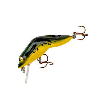 Rebel Lures Wee Frog Ultralight Crankbait Fishing Lure - color: Green Bullfrog, size: Teeny Wee Frog (0'- 2' Cranking Depth)