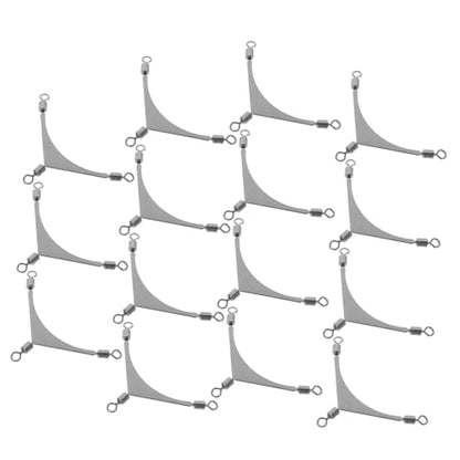 Sea Fishing Three-Prong Swivel Way Swivel Fishing Swivels Three Way Fishing Swivels Fishing - size: 6.30X4.00X0.20CM