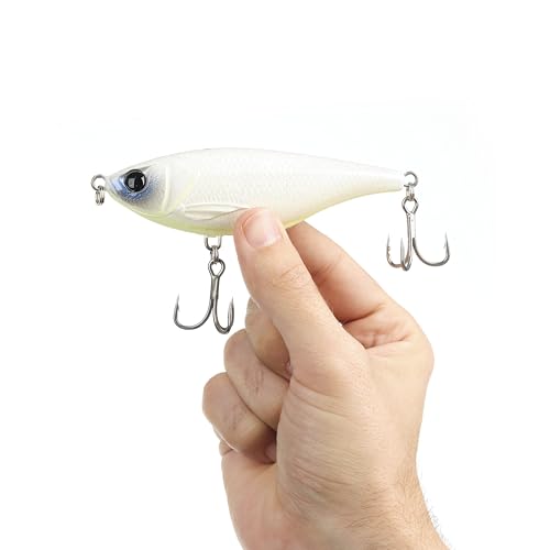 Savage Gear Twitch Reaper Fishing Hard Bait - color: White Glow, size: 4 1/2 in - 1 1/4 oz