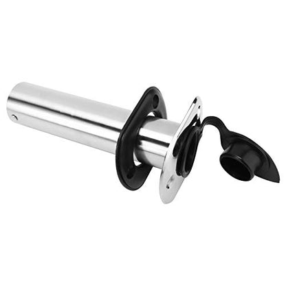 YaeMarine 4Pcs Stainless Steel Rod Holders with Rubber Cap, Liner, Gasket - style: 90 Degree