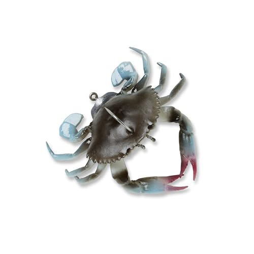 Savage Gear 3D Crab TPE Fishing Soft Bait - color: Blue Crab, size: 1 oz (3 in)