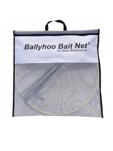 Ballyhoo Bait Net - Collapsible Hoop Net - Folds for Easy Storage