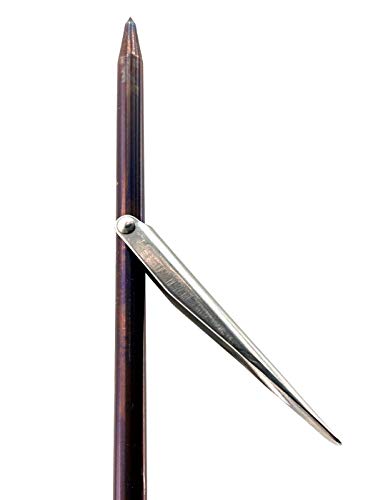 SPEARFISHING WORLD Replacement Stainless Steel Heavy Duty Flopper/Barb for 7mm or 8mm Speargun Spear/Shafts for Spearfishing, Freediving, and Scuba Diving - size: 9/32, style: Single