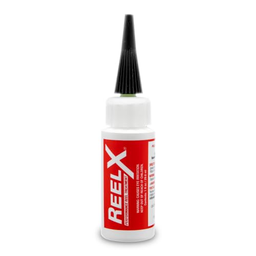 ReelX Fishing Reel Lubricant, Extreme-Pressure Anti-Corrosion Oil for Bearings, Spinning, Baitcasting, Spincast, Fly, Trolling & Electric Reels, Smooth Casting Saltwater Freshwater Protection, 1 oz