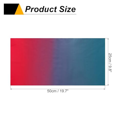HARFINGTON Summer Cooling Neck Gaiter Sun Protection Face Mask Fishing Necks Gaiter Unisex for Cycling Outdoor Sports - color: Gradient Red-green