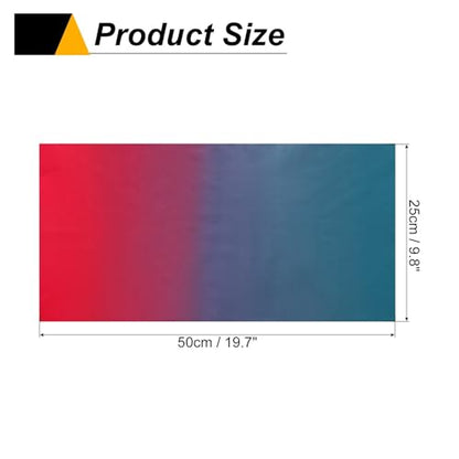 HARFINGTON Summer Cooling Neck Gaiter Sun Protection Face Mask Fishing Necks Gaiter Unisex for Cycling Outdoor Sports - color: Gradient Red-green