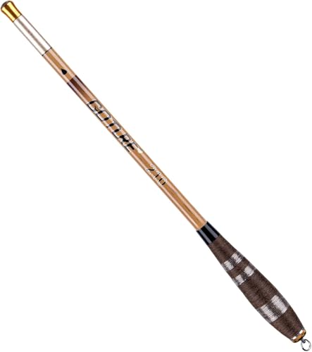 Goture Telescopic Mini Pocket Fishing Pole, Portable Fishing Hand Pole, Stream and Universal Fishing Rod, Ultralight High Strength Fishing Rods Fit for Beginners - color: wooden color, size: 2.1m/7'0''