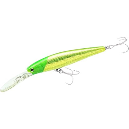LUCKY CRAFT SW Staysee 90SP V2 – 3.5” Saltwater Jerkbait, Deep Diving Suspending Minnow Lure for Halibut, Snook, Striped Bass & Inshore Gamefish - color: 706 Laser Green Head Chart