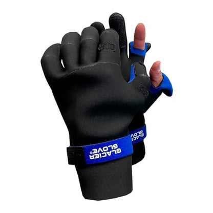 Glacier Glove Unisex Pro Angler Waterproof Neoprene Slit Finger Glove | Flexible, Fleece Lined, Touchscreen, Winter Fishing, Hunting, Outdoor Protective Handwear - size: X-Large