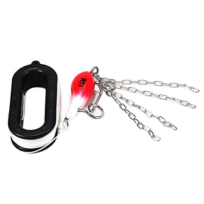 Lure Retriever, Fishing Lure Retriever Bait Saver Retriever Kit Fishing Tackle for Crankbait Spinner Spoon Lures, Red