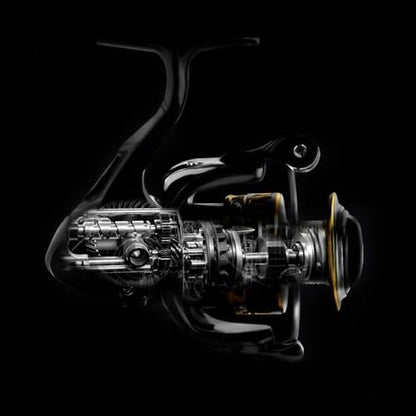 SANLIKE Spinning Reel Fishing Reel for Saltwater or Freshwater | Carbon Fiber, 40.5 Lbs Max Drag, 7+1 Stainless BB Ball Bearing, 5.2:1 Gear Ratio, Size 3000-6000 - size: 5000