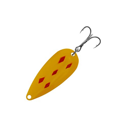 Arcadia Casting Spoons - color: Yellow/5 Red Diamonds, size: 3/8 oz. 5PCS