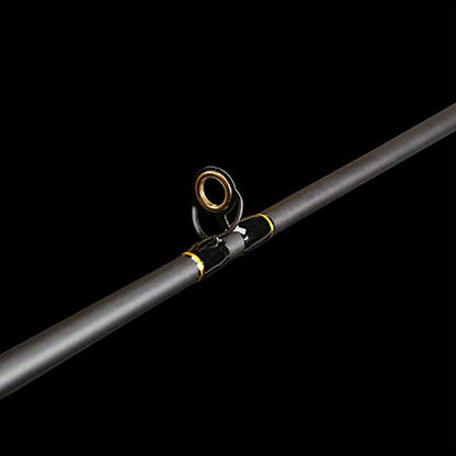 E Series - Camo Legend 2-Piece 7-Feet Casting Rod 24 Ton Carbon Fiber Baitcasting with 2 Tips - Medium and Medium Heavy Portable Bass Fishing Rod Baitcaster