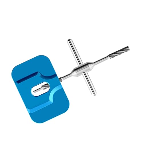 Spool Disassembling Wrench Reel Bearing Pin Remover Wheel Remover Tool Fishing Reel Ball Bearing Maintenance Aluminum Alloy Fishing Tool - color: Remover Blue