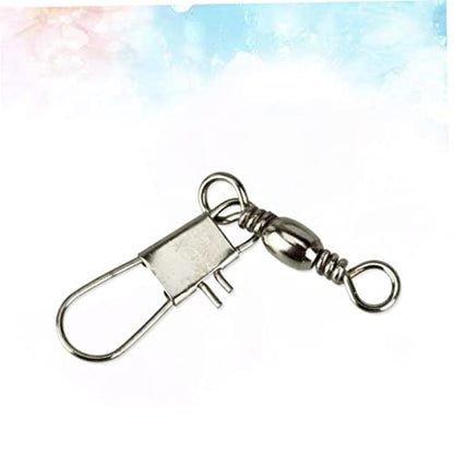 VANZACK 50pcs b Type Crank Hooks Sharpened Hooks for Tackle Offset Swivel Sinkers