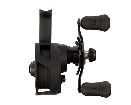 13 Fishing - Descent - Inline Ice Fishing Reel - 2.7:1 Gear Ratio - Left Hand Retrieve (Gen 2) - D2-2.7-LH, Black