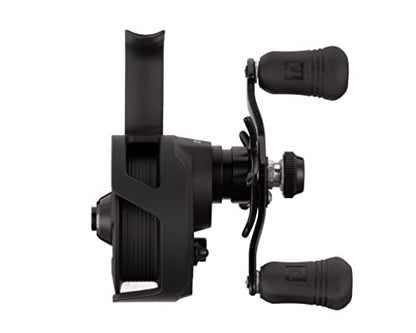 13 Fishing - Descent - Inline Ice Fishing Reel - 2.7:1 Gear Ratio - Left Hand Retrieve (Gen 2) - D2-2.7-LH, Black