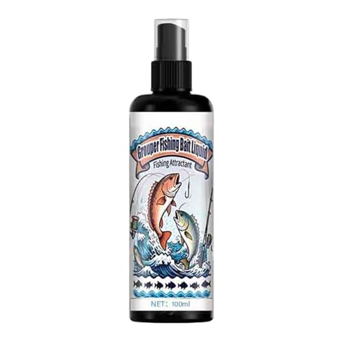 Fishing Liquid Bait | Long-Lasting Liquid Angling Spray,Freshwater Fishing Scent Attractant - for Carp Walleye Bass Catfish Trout Crappie Pike Lake Saltwater Pond River Reservoir