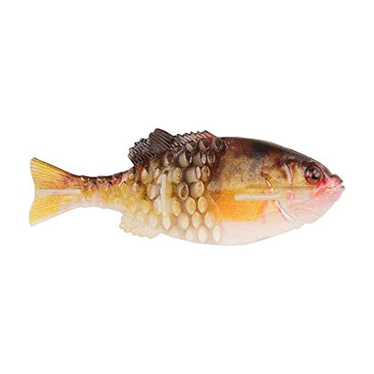 Berkley Powerbait Gilly Fishing Soft Bait - color: HD Yellow Perch, size: 90mm