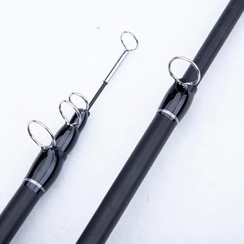 RIFT Apache II Fly Fishing Rod – Carbon Fiber Telescopic Fishing Rod – One-Piece Travel Fishing Rod – Fast Action Fly Rod with Aluminum Reel Seat, Stainless Guides, and Folding Hook Keeper
