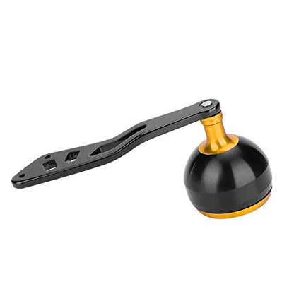 Fishing Reel Handle, Reel Replacement Power Handle, Reel Handle with Assembly Parts, Metal Fishing Spinning Reel Handle Grip for Abu Round Baitcast