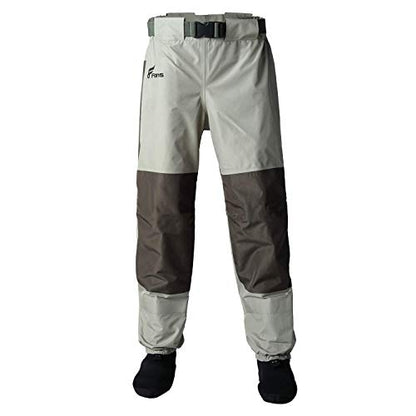 8 Fans Mens Womens Waist Waders,3-Ply Durable Breathable Waterproof Stockingfoot Insulated Wading Pants for Fishing Kayaking - size: Small