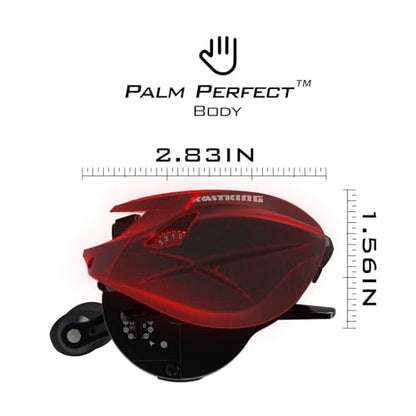 KastKing Speed Demon Elite Fishing Reel, World's Fastest 10.5:1 Gear Ratio/Deadbolt Baitcasting Reel, 10+1 Shielded Stainless Steel BB, CNC Lightweight Aluminum Frame, Available in Skipping Version - color: High Speed- 10.5:1- Left