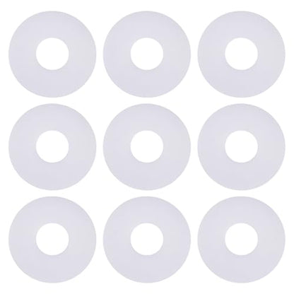 50Pcs PTFE White Spool Profile O-Ring Gasket for 6mm Spool Shaft for Front Drag Reel Compatible with Fox Compatible with Penn 6mm Reels