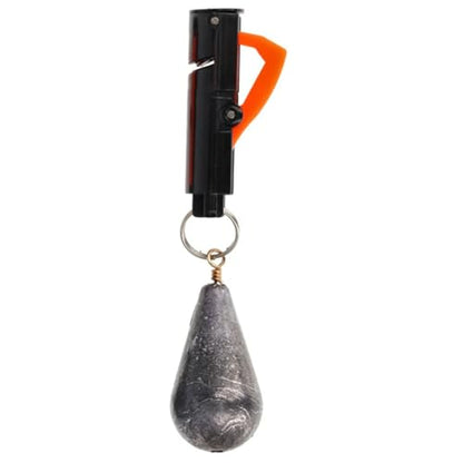 Quick Release Line Clip with Snap Weight by Eagle Claw 2pk