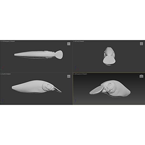 Blank Unpainted Minnow Crankbait Topwater Lipless Jerkbait Fishing Lures - color: UPC735P10