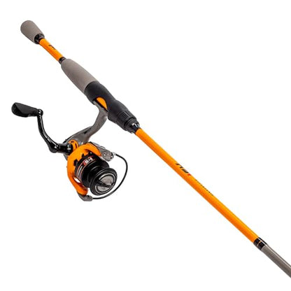 Lew's Hypersonic Spinning Reel and Fishing Rod Combo, IM6 Graphite Rod with Fast Action, 3+1 Bearings, 5.1:1 Gear Ratio, Speed Lube - size: 6'0"
