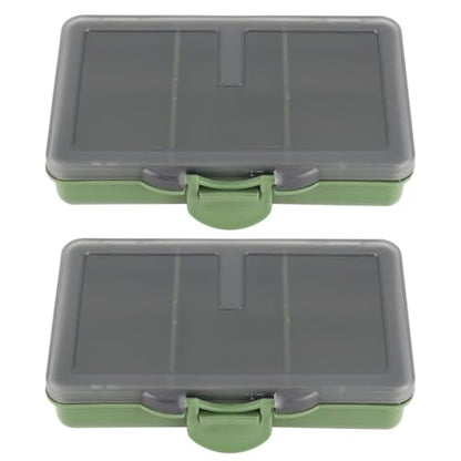 Fishing Tackle Box – Water proof Compartment Storage Case for Hooks, Baits, Lures & Terminal Tackle Accessories, Mini Clear Organizer(3-compartment) - size: 3-compartment