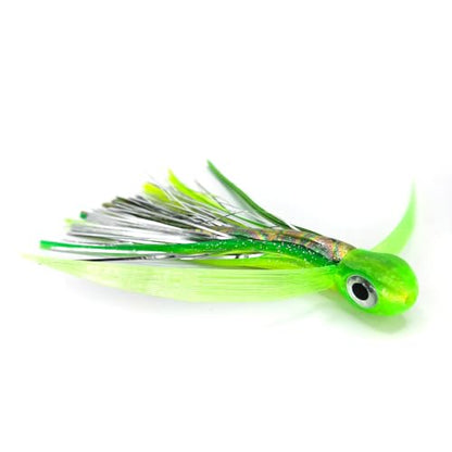Saltwater Big Game Fishing Lure, for Offshore trolling (FlyBoy) - color: Baby Mahi Double Flash