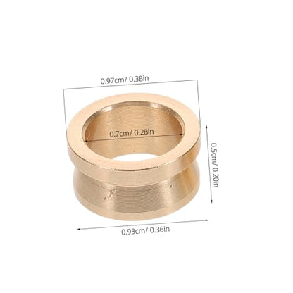 Fishing Rod Guide Rings Replacement for Maintenance Inner Diameter Durable Brass Compact Structure - size: 0.40X0.40X0.20CM