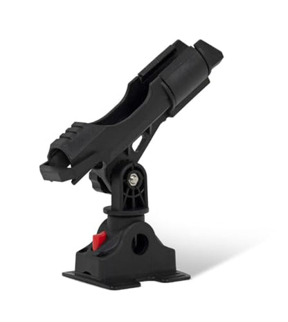 Caddis Sports Rod Holder – Adjustable Fishing Rod Holder for Float Tubes, Pontoon Boats, Fits Fly, Spinning & Casting Rods by Caddis - color: Platinum Rod Holder