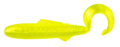 Bobby Garland Swimming Minnow Soft Plastic Crappie Fishing Lure, 2 Inches, Pack of 15 - color: Pearl Chartreuse