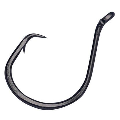 Reaction Tackle Heavy Wire Catfish Hooks - High Carbon Steel for Channel, Blue and Flathead Catfish - Sharp Offset Point, Freshwater and Saltwater Fishing (25-Pack) - size: #3/0