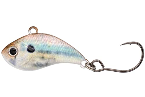 Eurotackle Z-Viber Original - Ultra Light and Ice Fishing Lure - Lipless Crankbait - 1/16oz Rattle Bait (1") - color: Real Threadfin Shad "Match The Hatch"