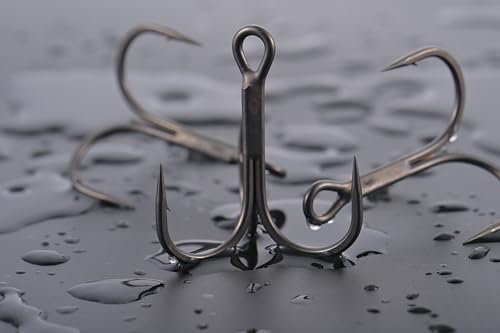 BKK SPEAR-21 SS Freshwater Treble Hook | 1X | Super Slide Coating | Needle Point - color: Multi, size: 5/0#