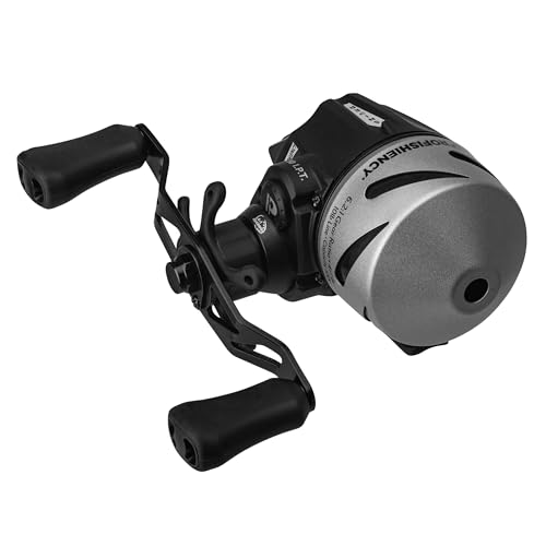 Sniper Economy Micro Spincast Reel - style: Sniper Economy Spincast Reel Black/Silver Clam Pack
