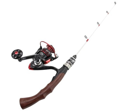 62cm Ice Fishing Rod Lightweight Travel Fishing Rod Practical Fishing Gear Fishing - size: 62cm Rod+2000reel