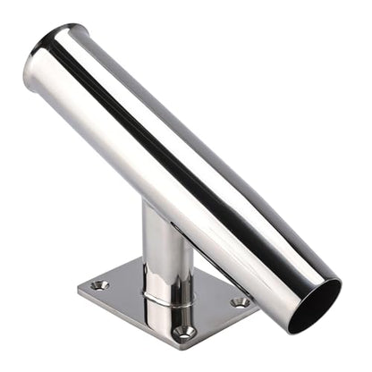 YaeMarine 2/4Pcs Tournament Style Stainless Steel Wall /Transom Mount Rod Holders for Marine Boat - style: 20 Degree-4pcs