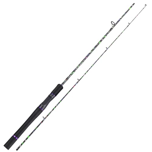 Sougayilang Fishing Rod, 2-Piece Graphite Composite Blank/Fiber Glass Spinning & Casting Rod with EVA Grip, Smooth Transition Fishing Pole - size: 7'0", style: Graphite Blank - Spinning Rod