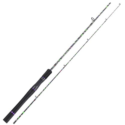 Sougayilang Fishing Rod, 2-Piece Graphite Composite Blank/Fiber Glass Spinning & Casting Rod with EVA Grip, Smooth Transition Fishing Pole - size: 7'0", style: Graphite Blank - Spinning Rod