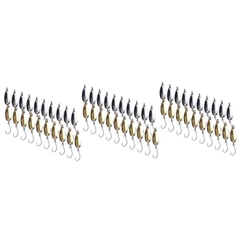Toddmomy Sequin Bait Fishing Lures for Bass Artificial Fishing Tool Bait Blades Hook Blades Portable